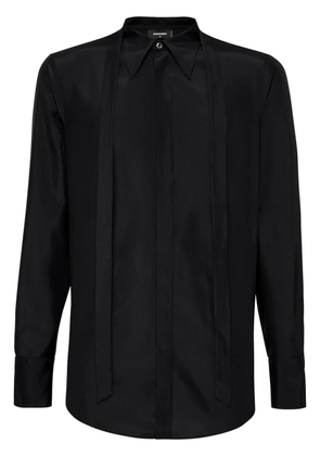DSQUARED2 satin silk shirt - Black