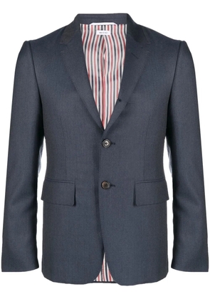 Thom Browne single-breasted button blazer - Blue