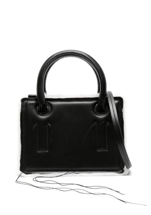 DENTRO mini Otto leather tote bag - Black