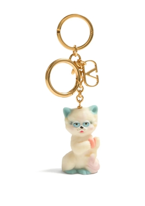 Valentino Garavani Le Chat de la Maison keyring - Brown