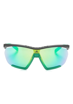 adidas CMPT Aero Lite shield-frame sunglasses - Green