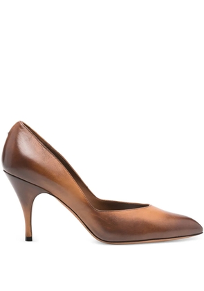Miu Miu leather pumps - Brown