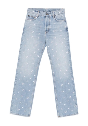 Fiorucci floral-print jeans - Blue