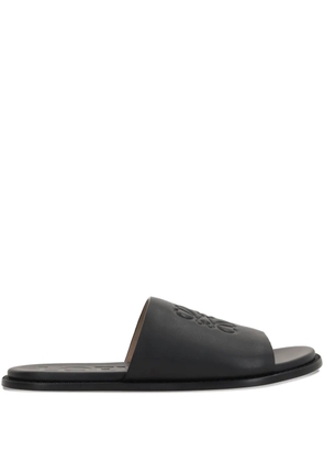 LOEWE Anagram Flex slides - Black