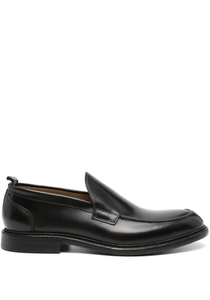Green George leather loafers - Brown