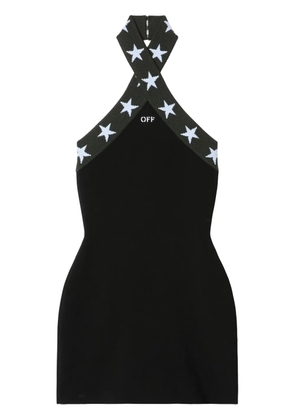 Off-White Star mini dress - Black