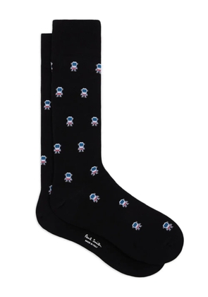 Paul Smith Astronaut-pattern socks - Black