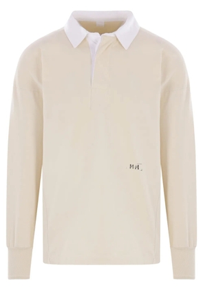 Maison Margiela cotton polo shirt - Neutrals