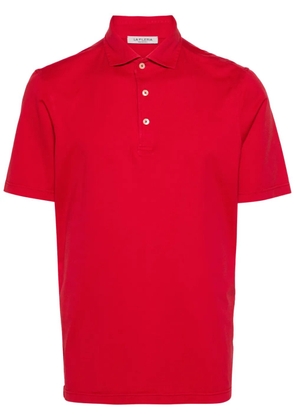 Fileria cotton polo shirt - Red