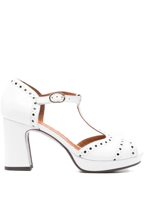 Chie Mihara T-strap open-toe heeled sandals - White