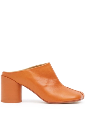 MM6 Maison Margiela anatomic-toe leather mules - Orange