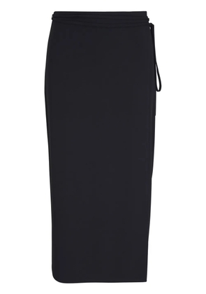 Vince tie-fastening wrap midi skirt - Black