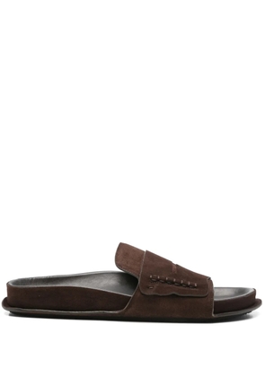 Jacquemus Les sandales Mocassin sandals - Brown