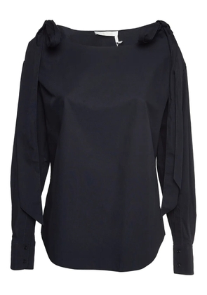 Chloé Pre-Owned shoulder-tie long-sleeve blouse - Blue