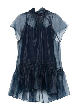 Simkhai Beaux ruffled mini dress - Blue