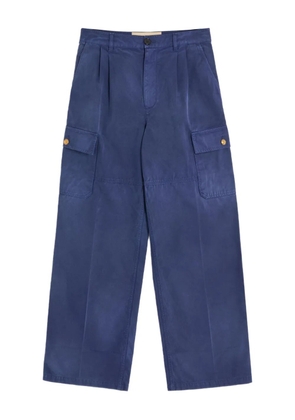 Valentino Garavani cargo pocket wide-leg trousers - Blue