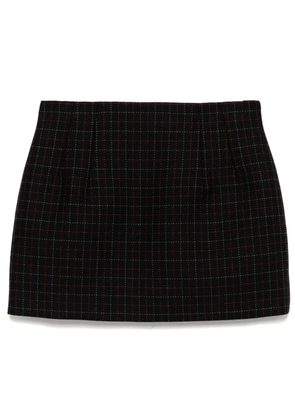 WARDROBE.NYC contour mini skirt - Black