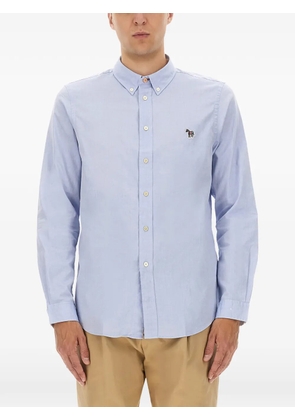 PS Paul Smith zebra appliqué shirt - Blue
