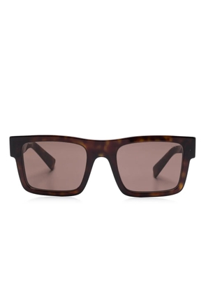 Prada Eyewear rectangle-frame sunglasses - Brown
