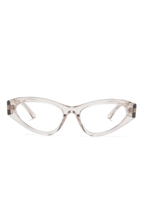 Balenciaga Eyewear rectangle-frame glasses - White