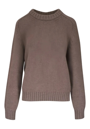 KHAITE Mae long-sleeve sweater - Brown