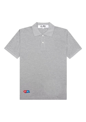 Comme Des Garçons Play x Invader heart polo shirt - Grey