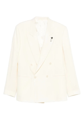 Lardini double-breasted blazer - Neutrals