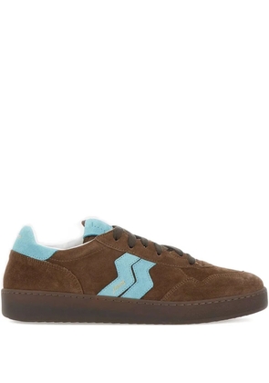STRYPE logo-patch suede sneakers - Brown