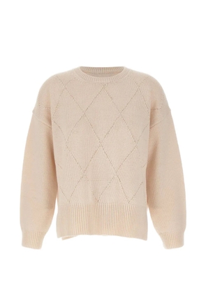 kaos sequin check jumper - Neutrals
