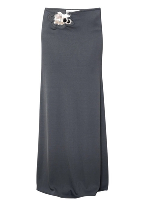 Christopher Esber Trio Stone maxi skirt - Grey