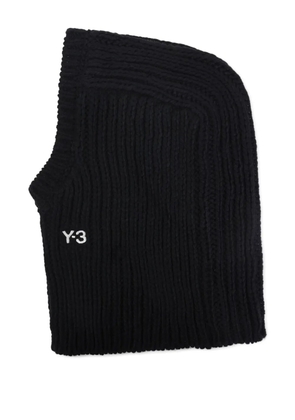 Y-3 logo-detail balaclava - Black
