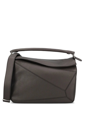 LOEWE large Puzzle leather tote bag - Grey