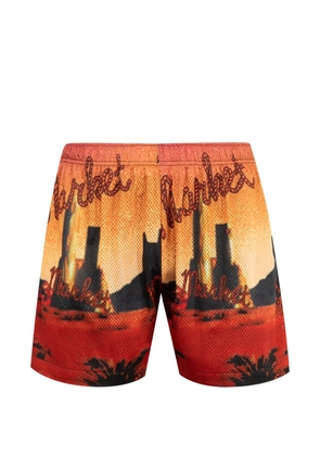 MARKET desert league mesh shorts - Orange