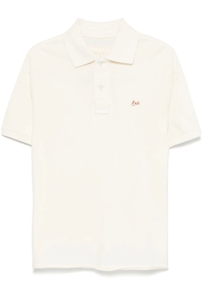 ERL logo-patch polo shirt - Neutrals