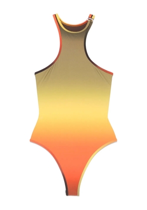 The Attico ombré-effect swim suit - Green