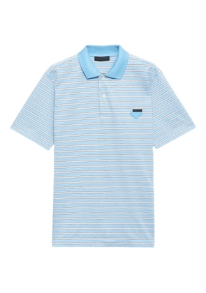 Prada cotton polo shirt - Blue