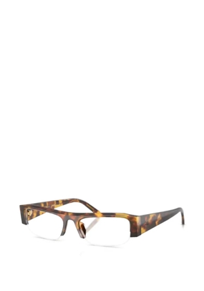 Miu Miu Eyewear rectangle-frame glasses - Brown