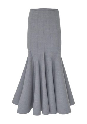 Carolina Herrera godet midi skirt - Grey