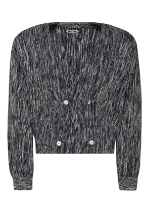 BODE double-breasted cardigan - Blue