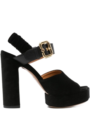 Chloé 95mm Aria buckle-fastening platform sandals - Black