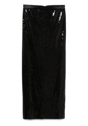 BOSS Eluxia midi skirt - Black