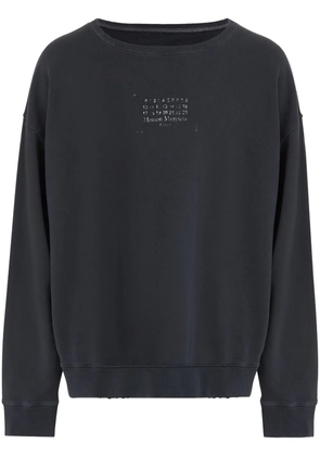 Maison Margiela numbers motif sweater - Black
