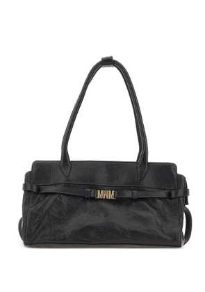 Mandelli logo-embellishment shoulder bag - Black