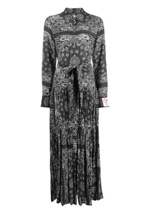 Golden Goose paisley-print maxi shirtdress - Grey