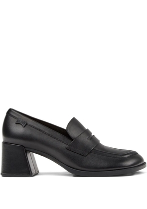 Camper 65mm Kora leather loafers - Black