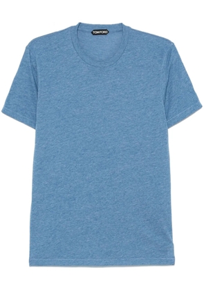 TOM FORD mélange-effect T-shirt - Blue