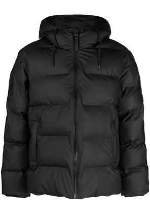 Rains Alta hooded puffer jacket - Black
