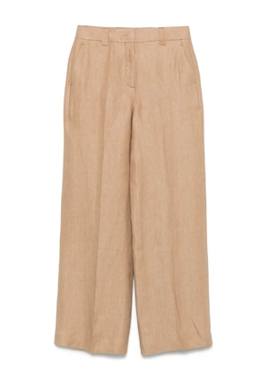 Incotex linen trousers - Neutrals