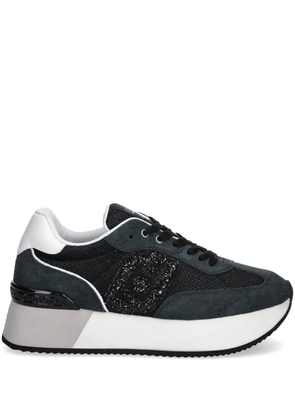LIU JO logo-glitter sneakers - Green