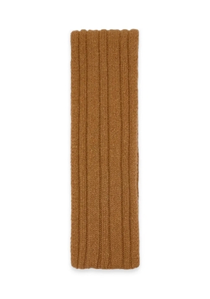 The Row Amos ribbed wool scarf - Brown